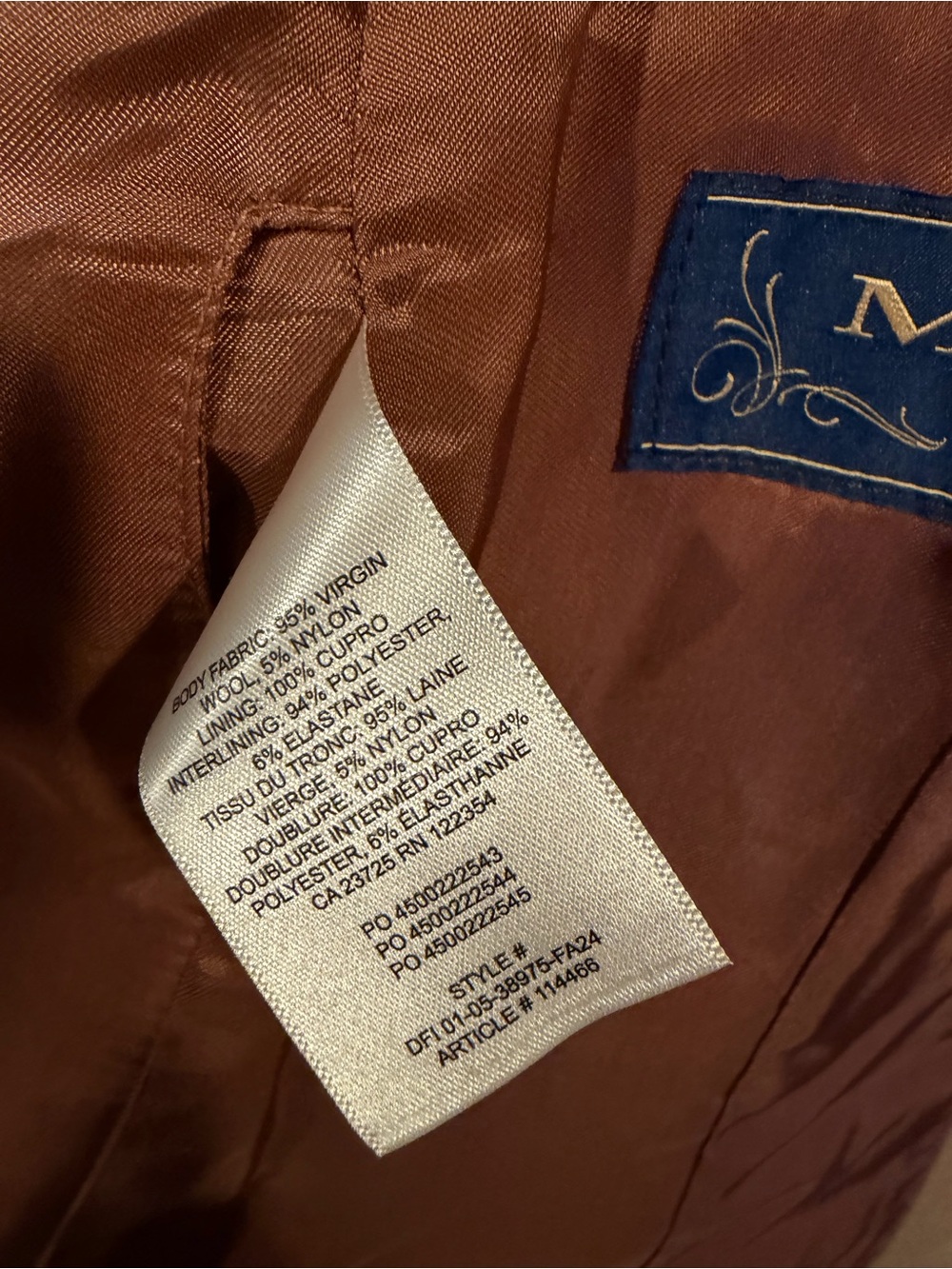 NWT Aritzia Babaton The Connor Coat Short/Mid Camel XS - Picture 8 of 8